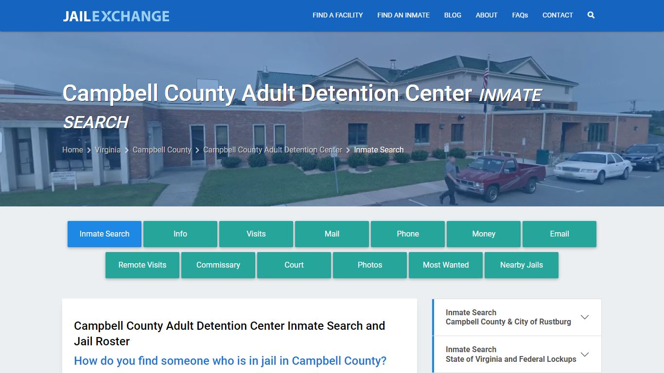 Campbell County Adult Detention Center Inmate Search - Jail Exchange